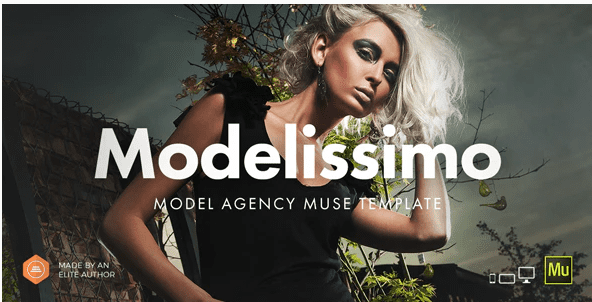 Modelissimo – Model Agency / Fashion Portfolio Onepage Muse Template ...